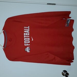Nike Dri-Fit Ohio State Football Long Sleeve Shirt Size Men's Large